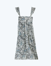 The Tiered Ruffle Midi Dress - Island Floral