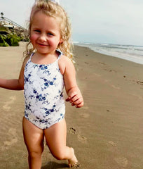 The Girls' Ruffle One Piece - Amelie Floral