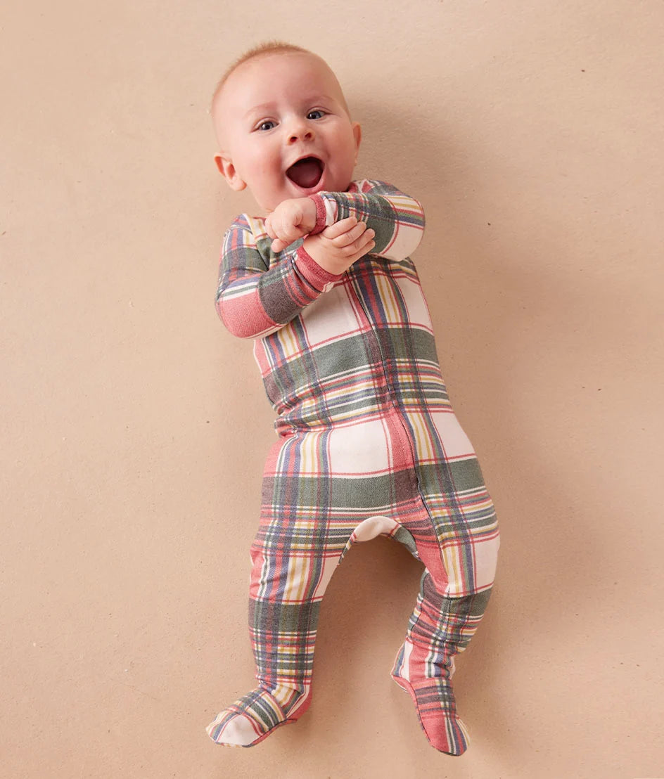 The Babies’ Matching Family Pajama Zip Footie - Main